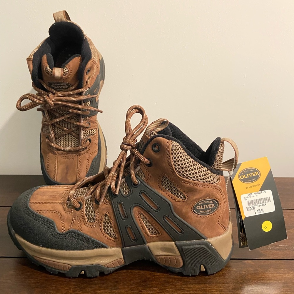 NWT Oliver Hiking Boots 🥾 Steel Toe Size 8